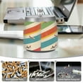 thumbnail image 6 of Yayeee Ashtray with Lid for Cigarette Smokeless Stainless Steel Home Ash Holder, Colorful Plane, 6 of 7