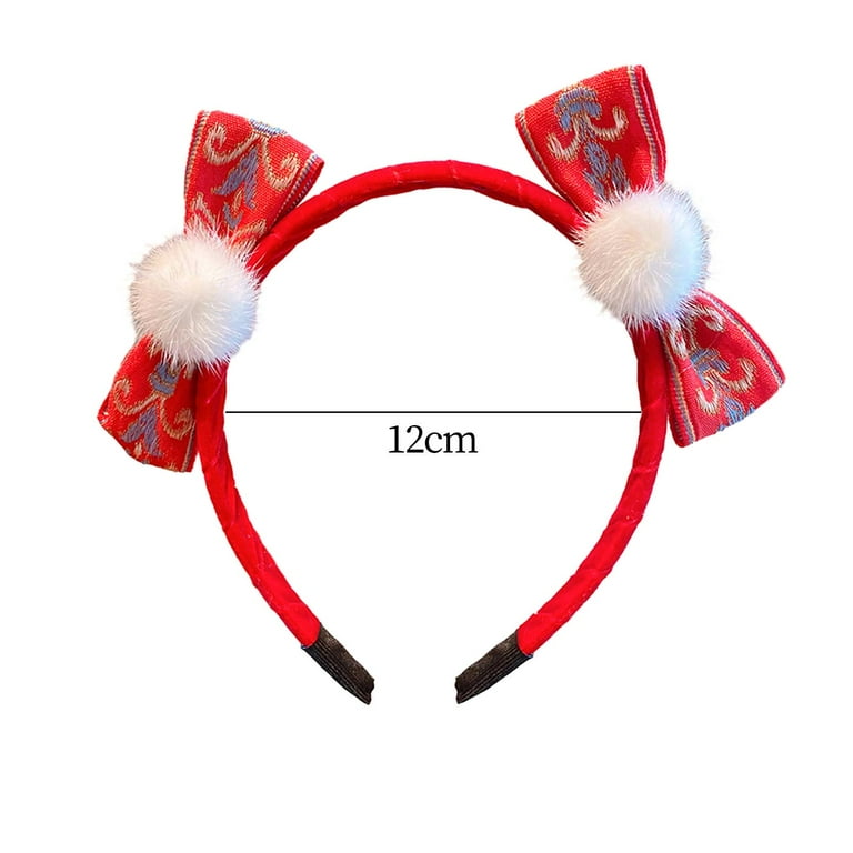 Designice fenteer Chinese New Year Headband Adorable Hairband for Masquerade Carnival Festival A Walmart
