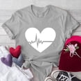 thumbnail image 2 of Plebaso T-shirts à Manches Courtes pour Femmes, Imprimé, Col Rond, Décontracté, Mode, 2 of 4