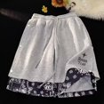 thumbnail image 2 of Mens Shorts Casual 2 Piece Buttoned 5 Point Shorts Summer Stylish In Multiple Colors Men Shorts Summer Grey M, 2 of 4