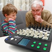 Top 1 Chess Electronic Chess Set | Chess Sets for Adults | Chess Set for Kids | Voice Chess Computer Teaching System | Chess Strategy Beginners Improving | Large Screen Learning Chess Set Board Game