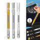 thumbnail image 2 of 3Pcs Metallic Highlighter Pen Gold Silver White Highlighter Marker Pen Lining Pen for Scrapbooking Highlighting Copybook, 2 of 4