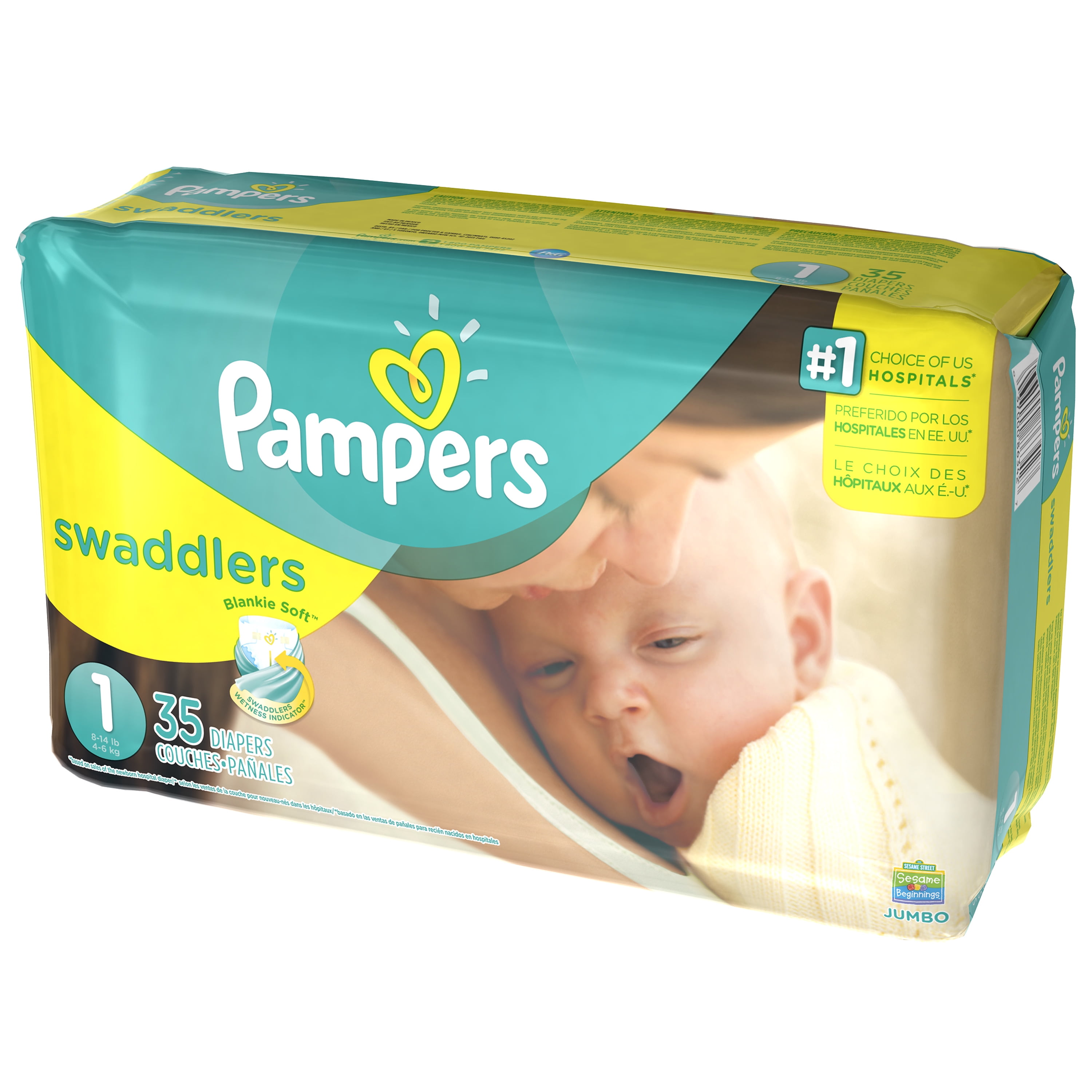 Huggies Little Snugglers Diapers Size 1 (8-14LB) Jumbo 32CT