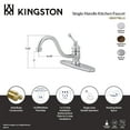 thumbnail image 4 of Kingston KB3575BLLS Restoration Single-Handle 1-or-3 Hole Kitchen Faucet in Oil Rubbed Bronze, 4 of 4