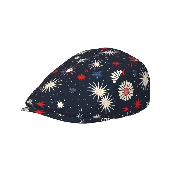 Men'S And Women'S Forward Hats Fit To The Head With An Adjustable Curved Brim Design With A Sweat-Absorbing Band Around The Inside Independence Day Theme Star (7)