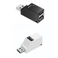 thumbnail image 2 of Mini tres puertos USB 2.0 / 3.0 HUB de alta velocidad USB línea de extensión Splitter 480MS Adaptador Plug Play Methold DZ5393-01, 2 of 2