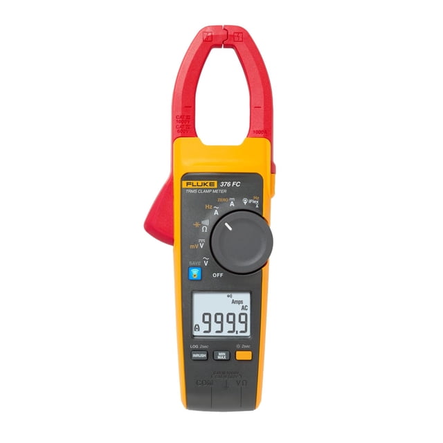 Pinza amperimétrica Fluke 376FC AC/DC con iFlex para electricistas industriales