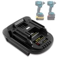 thumbnail image 2 of Adaptador de Batería Convertidora con Toma de Carga USB para Batería Dewalt de 20 V y Convertidor de Batería de Litio Milwaukee M18 de 18 V a Makita 18 V BL1830 BL1840 BL1850 Herramientas Inalámbricas, 2 of 8