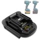 thumbnail image 2 of Adaptador de Batería Convertidora con Toma de Carga USB para Batería Dewalt de 20 V y Convertidor de Batería de Litio Milwaukee M18 de 18 V a Makita 18 V BL1830 BL1840 BL1850 Herramientas Inalámbricas, 2 of 8