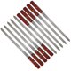 thumbnail image 1 of 10pcs Flat Kebab Skewers Stainless Steel, 24 Inch Turkish Skewers, Adana Kebab Skewers, Meat Fork Long Shish Kebabs Bbq Stick Grill Accessories, 1 of 5