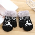 thumbnail image 4 of Fleece Thickened Warm Mittens For Boys And Girls Cute Mittens, 4 of 6