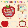 thumbnail image 3 of MALLMALL6 DIY Thank You Apple Shaped Cutouts Craft Kit, Teacher Appreciation Gift for School Classroom,6Counts, 3 of 6