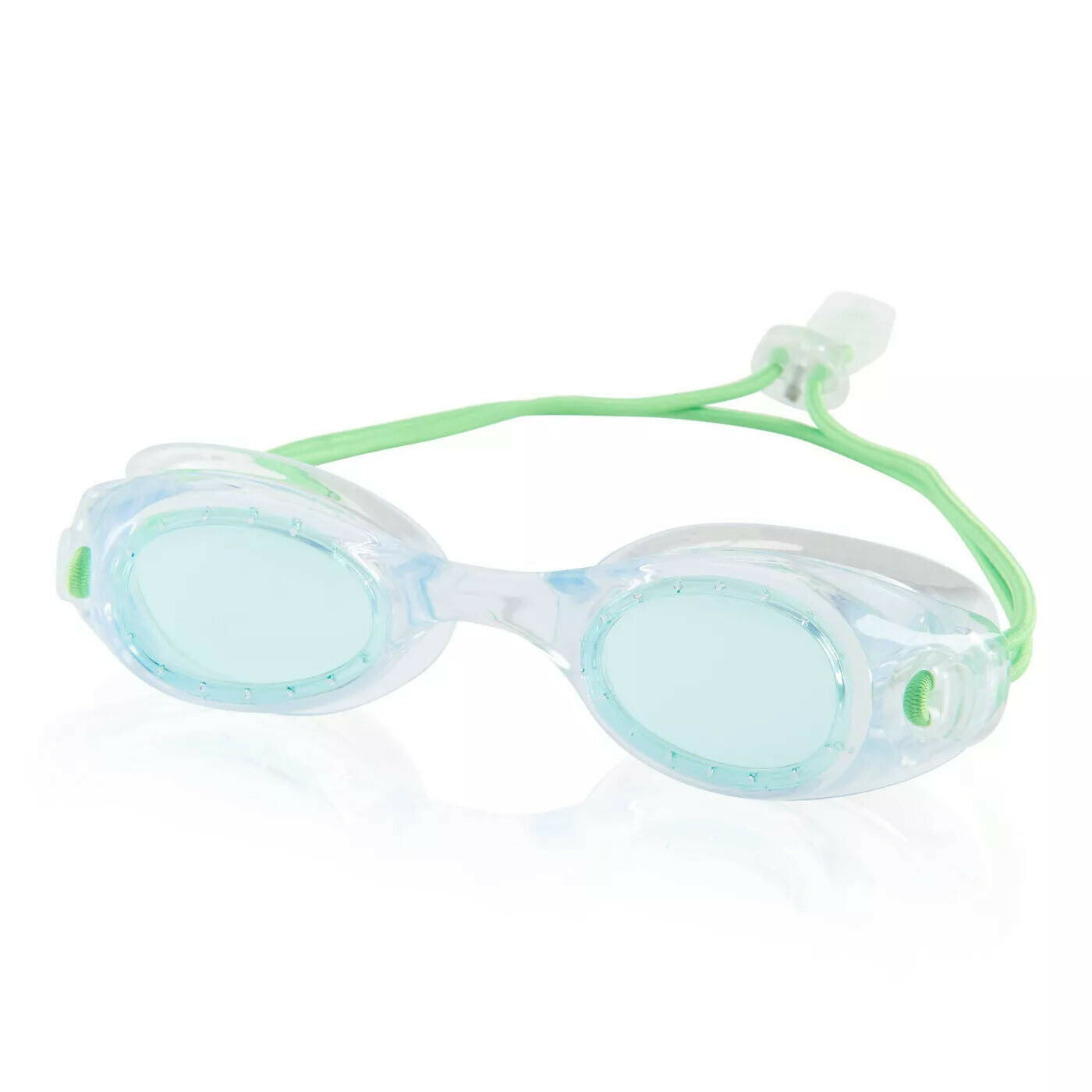 Speedo Glide Pink With White Comfee Bungee Strap Kids Pool Swim Goggles Ages 3-8 for sale online 