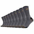 thumbnail image 1 of Camano Calcetines unisex, paquete de 9 - Calcetines de trabajo, algodón, logotipo, color liso. Gris oscuro 43-46, 1 of 3