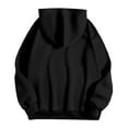thumbnail image 5 of Women's Letter Graphic Print Pullover Hoodie Sweatshirt, Cozy Winter Warm Hooded Sweatshirt, Casual Soft Everyday Wear Hoodie Sweatshirt, 5 of 5