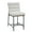 White - Sherpa, variant on Guyou Linen Bar Stools Set of 6, 25 " Modern Upholstered Counter Height Bar Stools with Deep Channel Tufted Back, Armless Counter Stool with Black Metal Legs for Dining Room Kitchen Island, Black