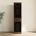 thumbnail image 6 of Modular 32 Wine Cabinet - Brown Walnut Buffet For Aficionados Contemporary Design, 6 of 7