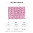 thumbnail image 5 of Uemuo Cool Flamingos Printed Throw Blanket for Couch, Fluffy Fuzzy Blankets for Bed, Sofa, Cozy Flannel Faux Fur Blanket-60"x50", 5 of 6
