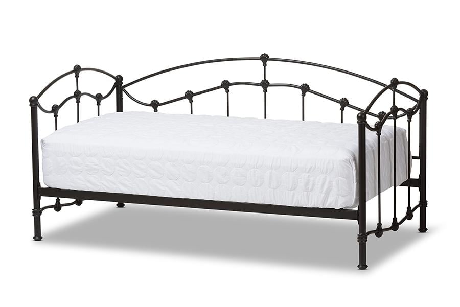 Vintage Industrial Daybed Metal Black 767