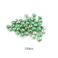 thumbnail image 2 of 100 piezas de cuentas planas redondas con agujeros para manualidades brillantes, cuentas espaciadoras, suministro de joyería suave, conjunto de Ropa, zapatos y accesorios Miscelánea Tipo11 Jumpingount AP010835-11B, 2 of 6