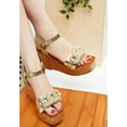 thumbnail image 2 of Emelda Chain Link Detail Wedge Sandals, 2 of 10