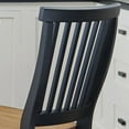 thumbnail image 5 of Home Styles Black Counter Stool with Oak Finished Seat, 5 of 8