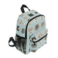 thumbnail image 2 of FORMRS School Backpack with Front Zippered Pocket 12" Student Travel Daypack, Cute Cat Faces, 2 of 6