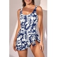 thumbnail image 6 of One Piece Swimdress Swimsuits for Women Tummy Control Swim Dresses Skirt Bathing Suit, 6 of 7