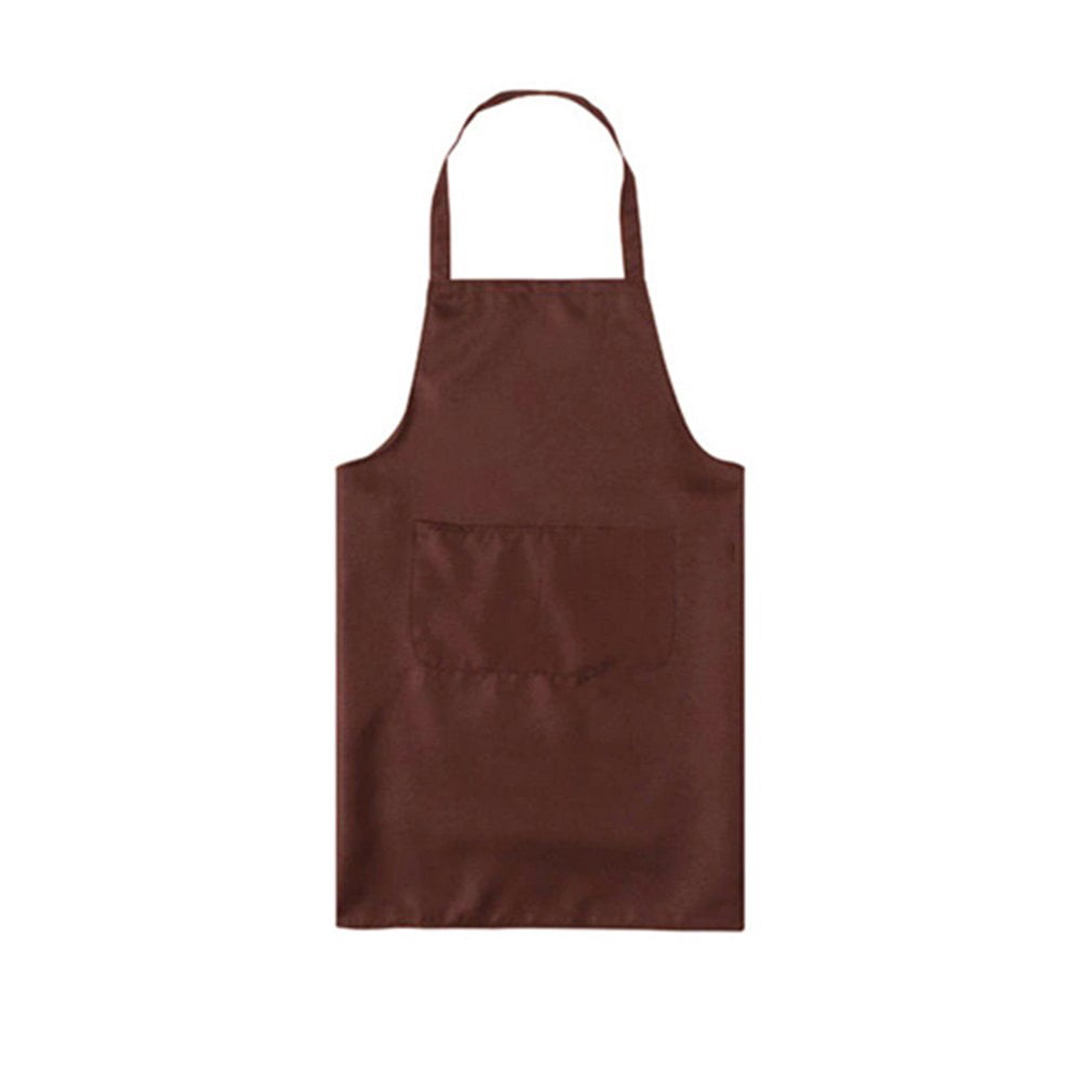 Cotton Blend Anti-wear Breathable Cooking Kitchen Bib Apron with Pockets 