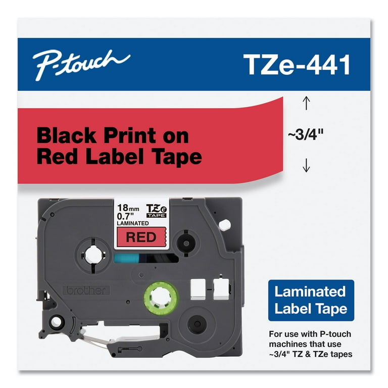 Brother Genuine P-touch TZE-441 Tape, 3/4