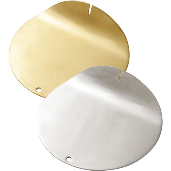 Raindrops Metal Scoop Rest Wear-resistant Spoon Supply for Chefs Celebration 2Pcs