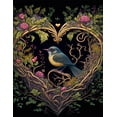 thumbnail image 2 of Winged Romance - Birds of Love Canvas Wall Art, 2 of 2