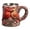 D, variant on Drinking Mug 3D Embossed Creative Water Cup Beer Stein Tankard With Handle Novelty Coffee Mug Stainless Steel Liner For Beer Coffee Juice & Beverages (Red Bird)