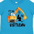 thumbnail image 4 of Inktastic Construction Truck It's My 4th Birthday Boys or Girls Toddler T-Shirt, 4 of 5