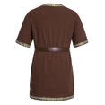 thumbnail image 4 of Ropa de hombre caballero templario renacentista Tunic caballero vikingo Guerrero pirata Top de fiesta de rol de Halloween, 4 of 4