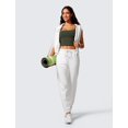 thumbnail image 3 of Remera CRZ YOGA Butterlift Crop Top con Escote Redondo Oliva M, 3 of 5