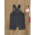 thumbnail image 2 of Infant Girl Sleeveless Romper Buttons Jumpsuit Bodysuit Summer Clothing, 2 of 8