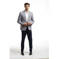 thumbnail image 1 of Elie Balleh Navy Wild Checkered Men's Blazers Sports Coat Jacket, 1 of 1