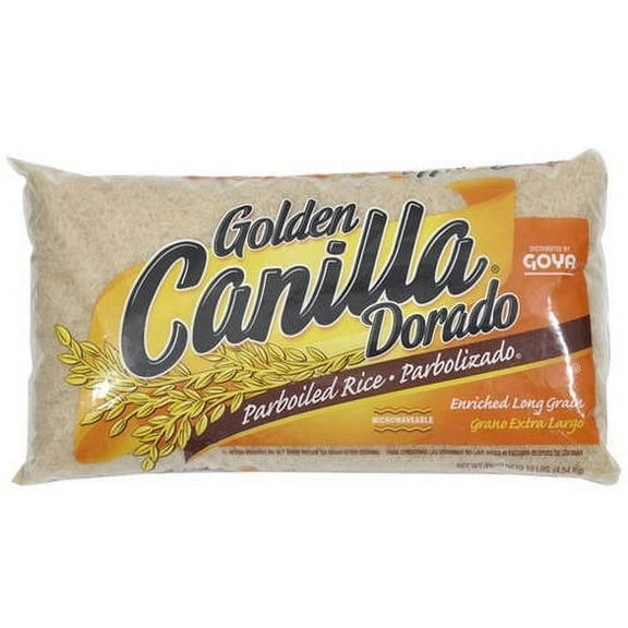 Goya Golden Canilla Long Grain Parboiled Rice, 10 lbs