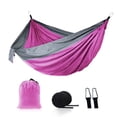 thumbnail image 1 of Hamac en Nylon Élargi Balançoire Intérieure Extérieure Fournitures de Camping Nylon 210T, 1 of 8