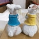 thumbnail image 3 of 2 Piezas de Decoraciones de Conejitos de Pascua, Figuras de Conejitos de Resina, DecoracióN Conejitos , Estatuas Conejos Pareja Hechas una Mano para DecoracióN del Hogar, 3 of 6