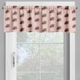 thumbnail image 4 of Ambesonne Hand Drawn Valance & Curtain, Bunch of Grapes Pattern, 55"x30", Dark Mauve Green, 4 of 7