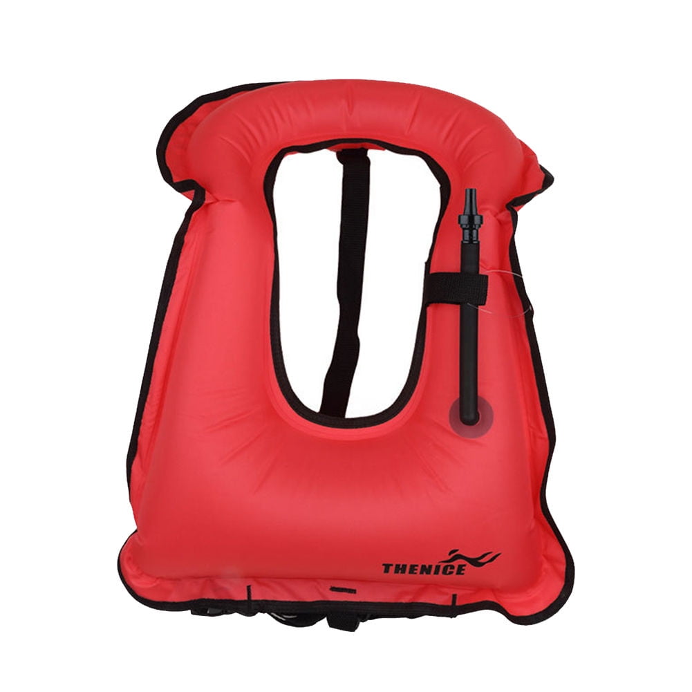 Adults Inflatable Life Vest For Snorkeling Surfing Boating Swimming Watersport
