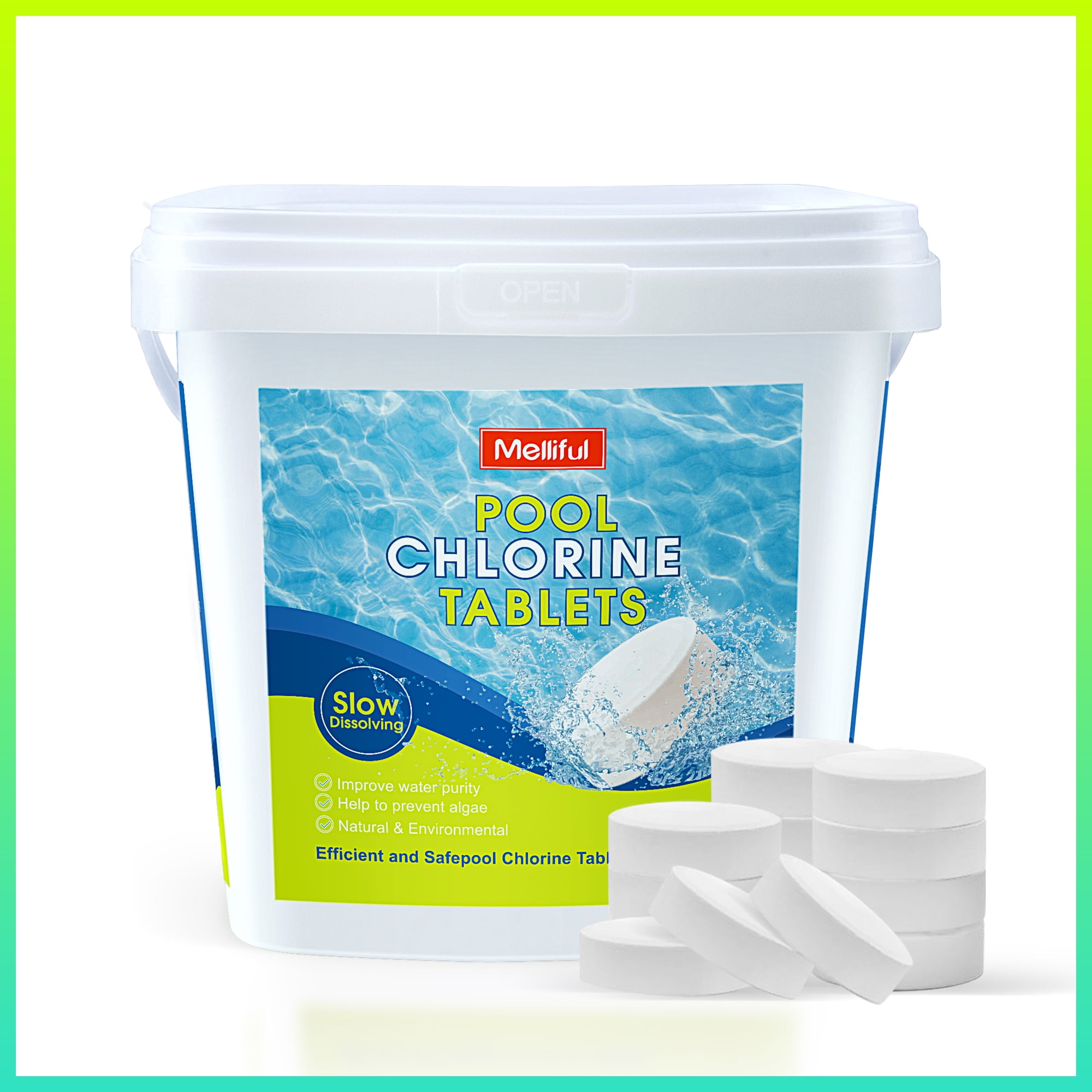 180 Pcs Chlorine Tablets for Pools, Chlorine for Pool Shock