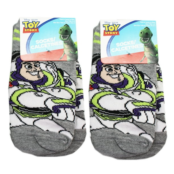 Disney Pixar's Toy Story Buzz Lightyear Laser Fire Socks (Size 68, 2