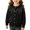 Black, variant on Girls Cardigan Sweater Kids Button Down Open Front Crew Neck Knit Jacket Teen Long Sleeve Soli𝖽 Color Knitted Sweatshirt Prepp𝗒 Knit Cardigan For Girls
