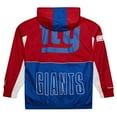 thumbnail image 3 of Men's Mitchell & Ness Royal/Red New York Giants Big Shot Premium Full-Zip Windbreaker, 3 of 3