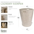 thumbnail image 2 of Parker Baby Nursery Laundry Hamper - Felt Storage Basket and Baby Hamper for Nursery (Oatmeal), 2 of 4
