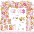thumbnail image 3 of Baby Girl 1st Birthday Decorations, First Birthday Decorations for Girl, Little Miss Onederful Backdrop Balloon Banner Boxes Crown for Pink One Year Old Birthday Party Supplies, 3 of 7