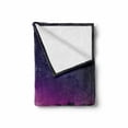 thumbnail image 2 of Night Soft Flannel Fleece Throw Blanket, City Skyline Silhouette Skyscrapers Abstract Graphic Architecture Urban Life, Cozy Plush for Indoor and Outdoor Use, 70" x 90", Indigo Pale Pink, by Ambesonne, 2 of 6